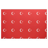 Türkei-Flagge Stoff (Fat Quarter (45,7 x 55,9 cm))