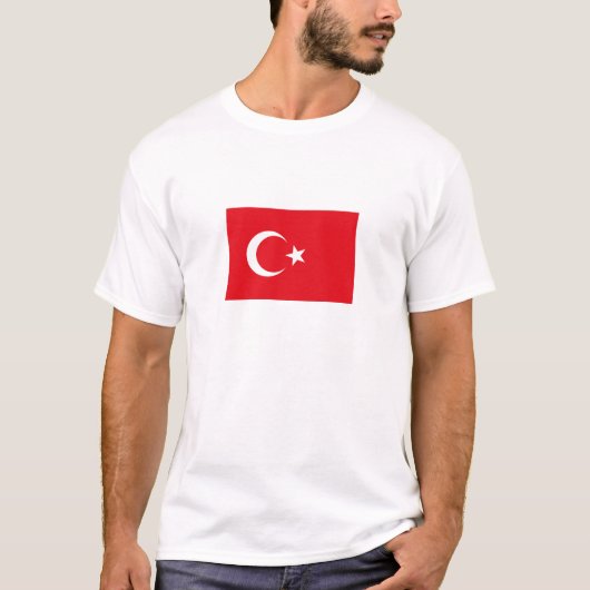 Türkei-Flagge T-Shirt (Vorderseite)