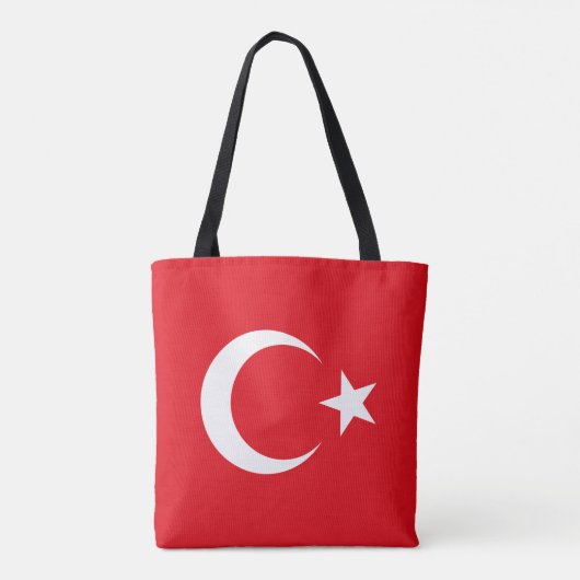 Türkei-Flagge Tasche (Rückseite)