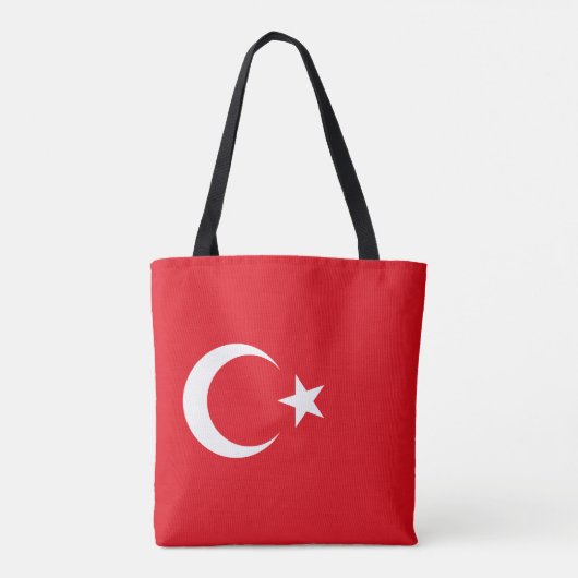 Türkei-Flagge Tasche (Rückseite)