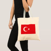 Türkei-Flagge Tragetasche (Vorderseite (Produkt))