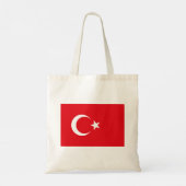 Türkei-Flagge Tragetasche (Rückseite)