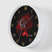Türkei-Flagge Uhr (Winkel)