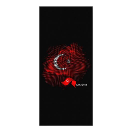Türkei-Flagge Werbekarte (Vorne)