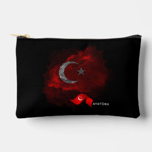Türkei-Flagge Zubehörtasche