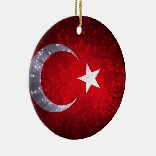 Türkei Flaggenfeuer Keramikornament (Rechts)