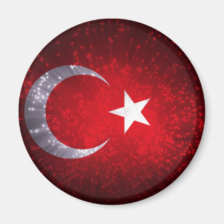 Türkei Flaggenfeuer Magnet