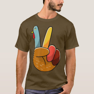 Türkei Frieden Hand signieren Erntedank Dankbarkei T-Shirt