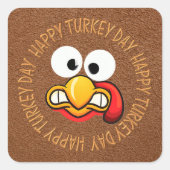 Türkei Funny Face Stickers (Vorderseite)