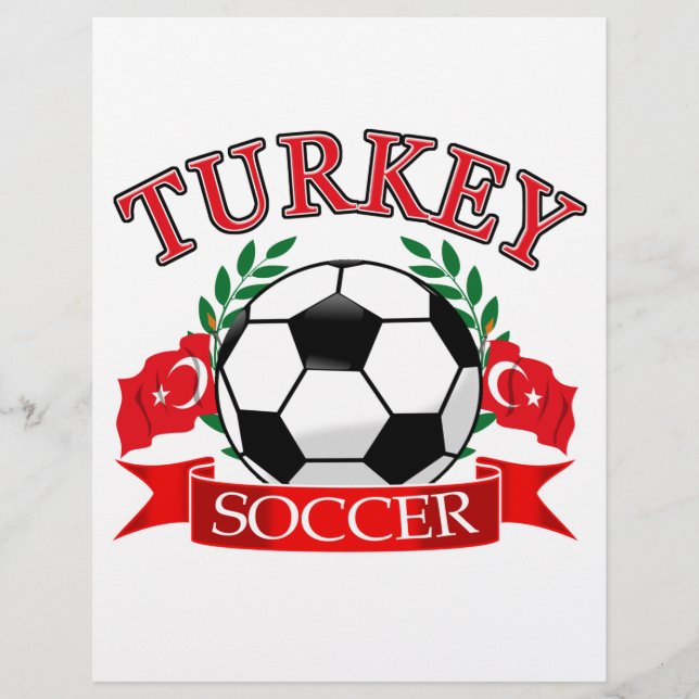 Türkei Fußball-Designs (Vorderseite)