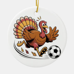 Türkei Fußball-Erntedank Sportliebhaber Keramik Ornament