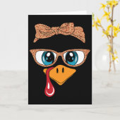 Türkei gegenüber Eyelashes Leopard Gles Funny Than Karte (Gelbe Blume)