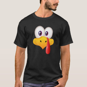 Türkei Gesicht Pilgrim Erntedank Kostüm Happy Hal T-Shirt