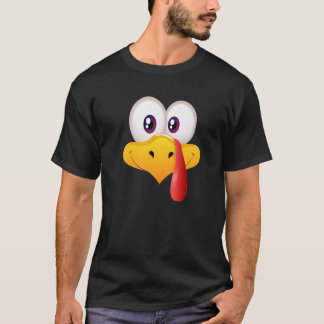 Türkei Gesicht Pilgrim Erntedank Kostüm Happy Hal T-Shirt