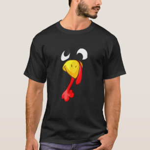 Türkei Gesicht T-Shirt Erntedank Türkei Tag Kostüm