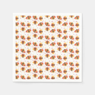 Türkei Gobble Erntedank Pattern Serviette