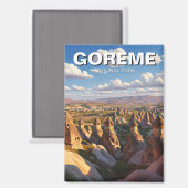 Türkei Goreme National Park Cappadocia Magnet (Vorderseite/Rückseite)