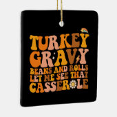 Türkei Gravy Bohnen und Rollen Ließ mir sehen, das Keramikornament (Rechts)