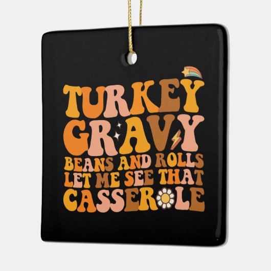 Türkei Gravy Bohnen und Rollen Ließ mir sehen, das Keramikornament (Links)