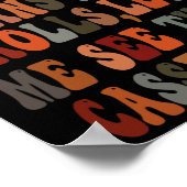 Türkei Gravy Bohnen und Rollen Ließ mir sehen, das Poster (Ecke)