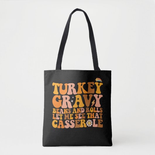 Türkei Gravy Bohnen und Rollen Ließ mir sehen, das Tasche (Vorderseite)