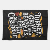 Türkei Gravy Bohnen und Rolls Lass mir sehen Casse Geschirrtuch (Horizontal)