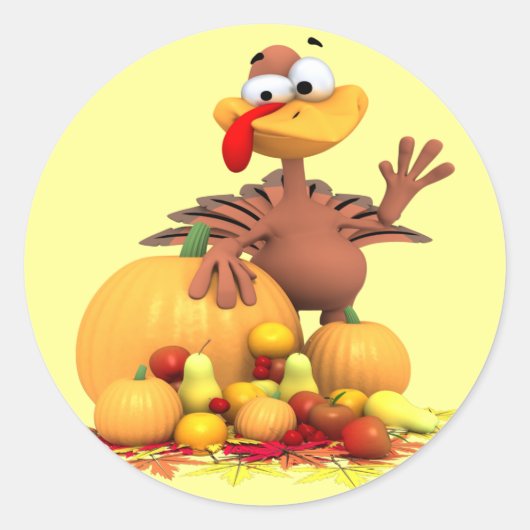 Türkei Grüße Runder Aufkleber (Vorderseite)