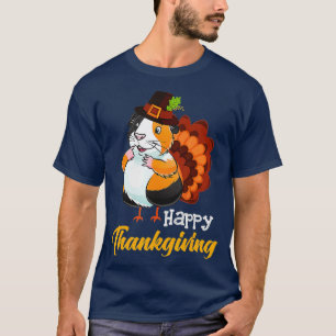 Türkei Guinea Pig Happy Thanksgiving Geschenk Gui T-Shirt