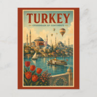 Türkei Hagia Sophia Blaue Moschee Illustration Ret