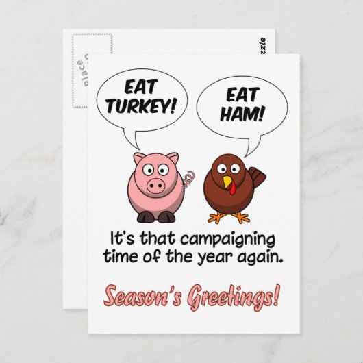 Türkei & Ham Postkarte (Vorne/Hinten)