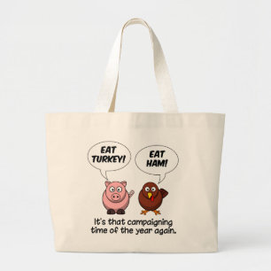Türkei & Ham-Tasche Jumbo Stoffbeutel