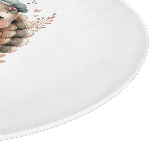 Türkei Hinzufügen von benutzerdefiniertem Text Schneidebrett (Ecke)