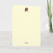 Türkei Hochzeitgelbe Note Card (Rückseite)