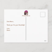 Türkei Hochzeitstag Postkarte (Rückseite)