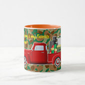 Türkei Hunter Nutcracker mit Little Red Truck Tasse (Zentrum)