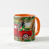 Türkei Hunter Nutcracker mit Little Red Truck Tasse (VorderseiteRechts)