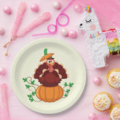 Türkei im Erntedank Pumpkin Pappteller (Party)