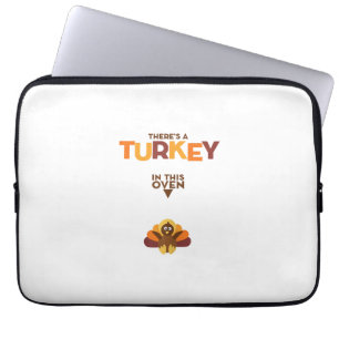 Türkei im Ofen - Ankündigung der Schwangerschaft i Laptopschutzhülle