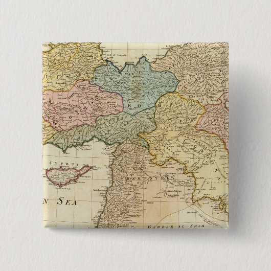 Türkei in Asien Button (Vorderseite)