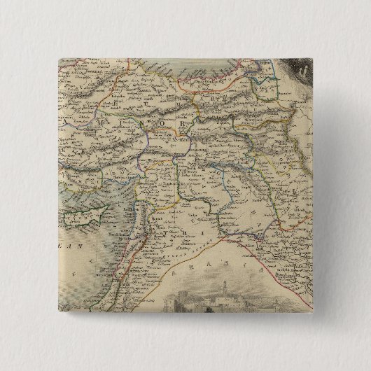 Türkei in Asien Button (Vorderseite)