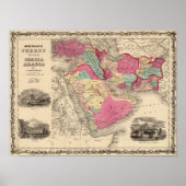 Türkei in Asien - Persien Arabiandi Poster (Vorne)