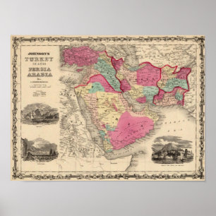 Türkei in Asien - Persien Arabiandi Poster