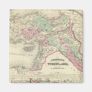 Türkei in Asien, Persien, Arabien, Belochistan Magnet