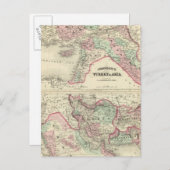 Türkei in Asien, Persien, Arabien, Belochistan Postkarte (Vorne/Hinten)