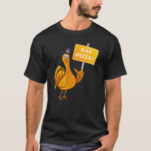 Türkei isst Pizza Erntedank für Vegetarier Vegan T-Shirt