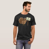 Türkei isst Pizza Erwachsene Vegane Kinder Funny T T-Shirt (Vorne ganz)