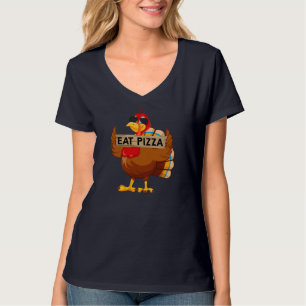 Türkei isst Pizza Erwachsene Vegane Kinder Funny T T-Shirt