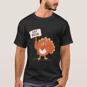 Türkei isst Pizza Kinder Erwachsene Veganes Funny T-Shirt