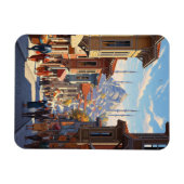 Türkei Istanbul Blaue Moschee Magnet (Horizontal)