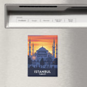 Türkei Istanbul Blaue Moschee Magnet (In Situ (Geschirrspüler))